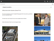 Tablet Screenshot of kaerchercenter-rw.de